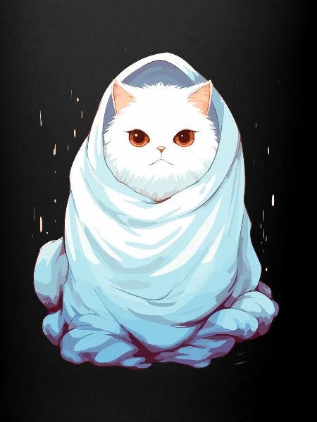 Chat effrayant d’Halloween