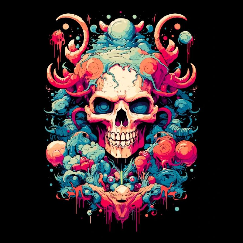 Monstres effrayants d’Halloween