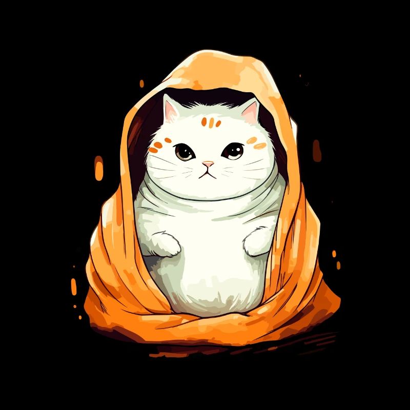 Chat effrayant d’Halloween