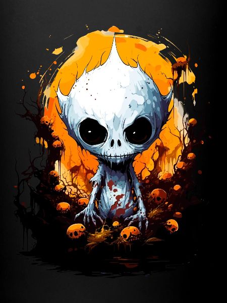 Monstres effrayants d’Halloween