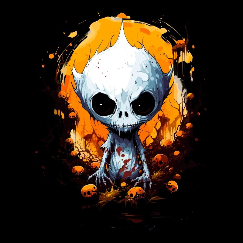 Monstres effrayants d’Halloween