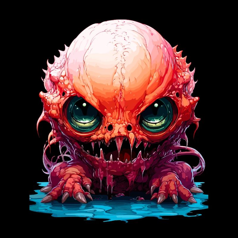 Monstres effrayants d’Halloween