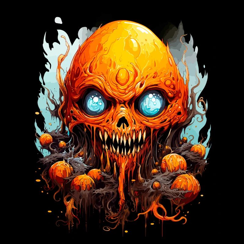 Monstres effrayants d’Halloween