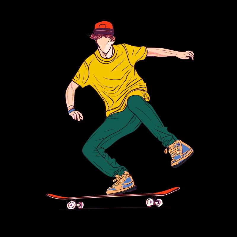 SKATER, comic, drawing