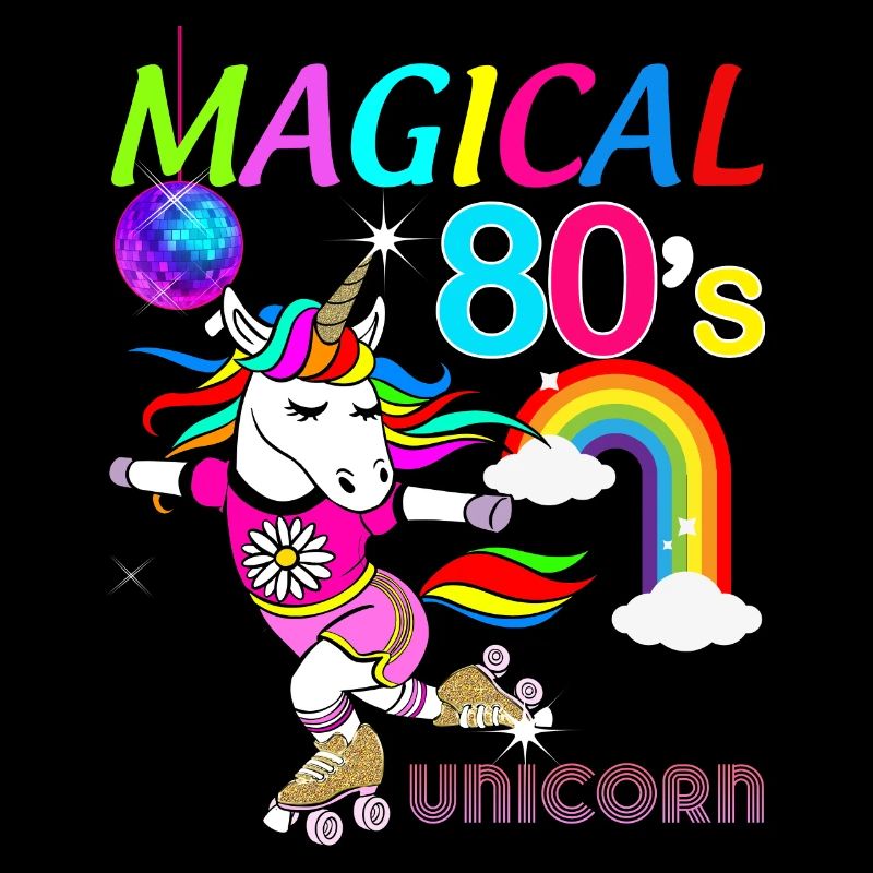 Magical Unicorn 80s Humor Gift