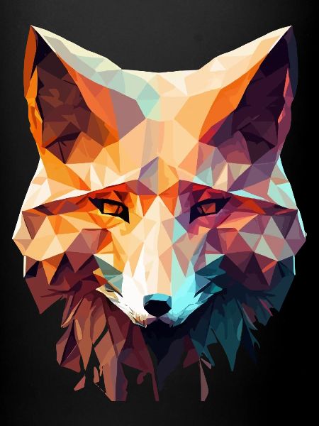Low poly fox