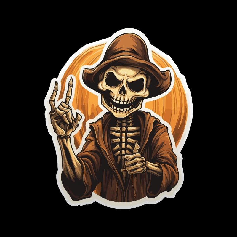 « Commandement effrayant : la sentinelle squelette d’Halloween