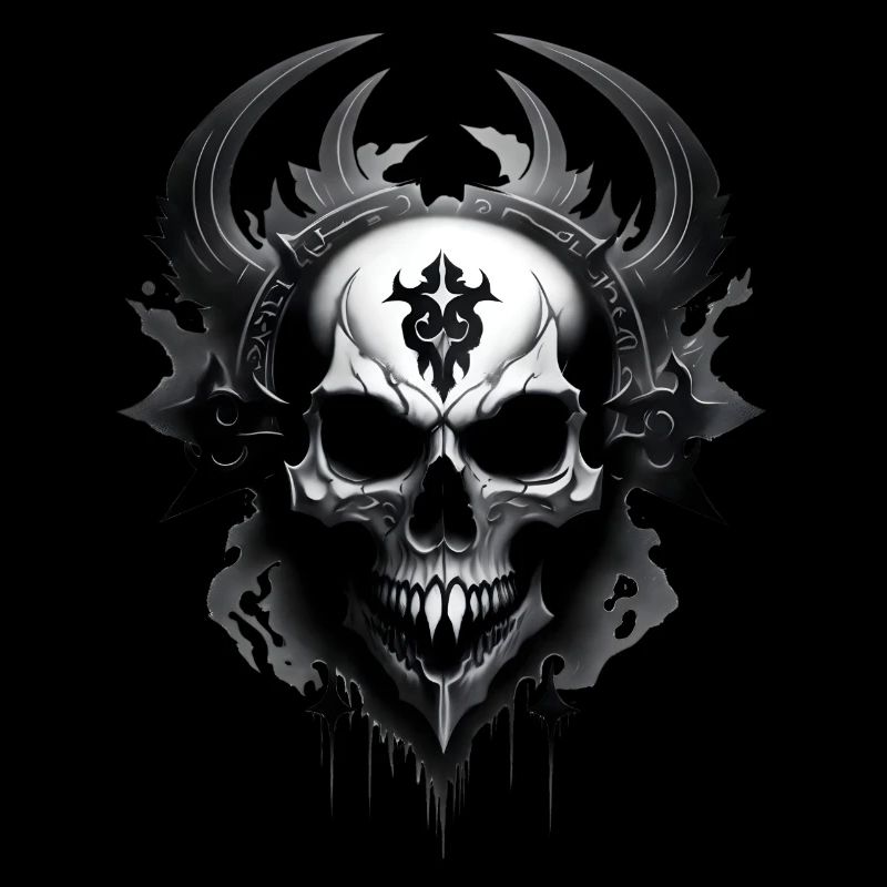 Chaossymbol Totenkopf