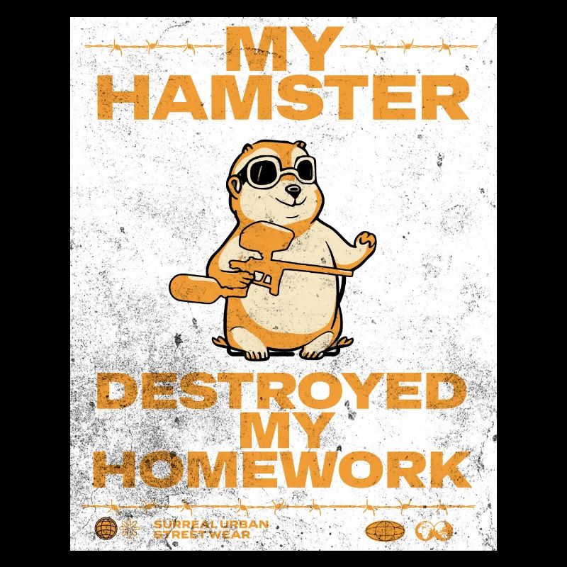 Mon hamster de paintball a détruit mes devoirs