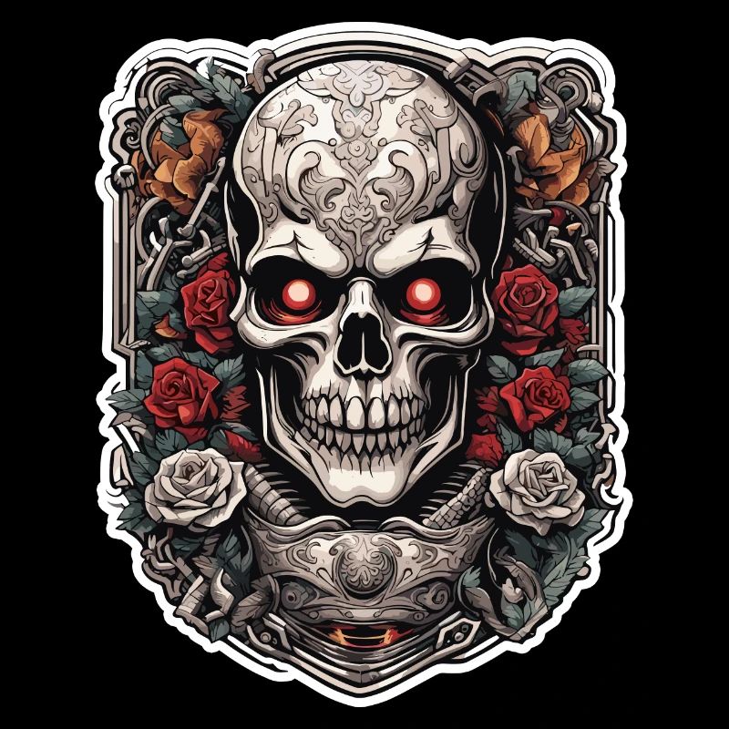 Skull / skull / skeleton / gothic / tattoo