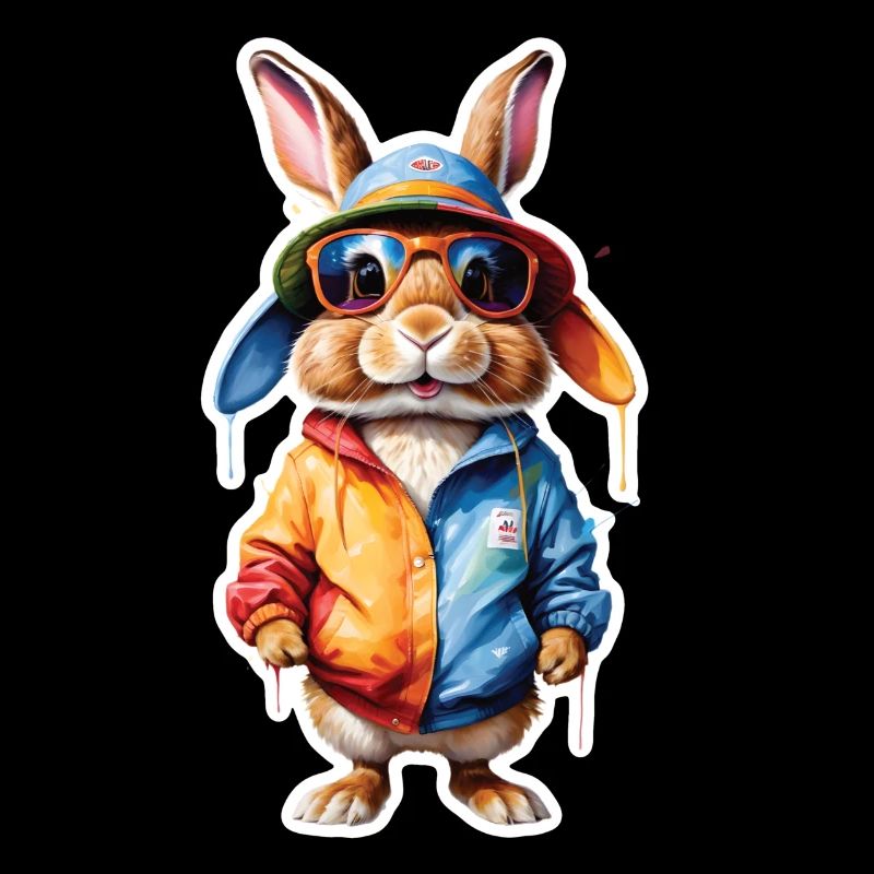 Easter Bunny Colorful, Cute and Cute for Easter