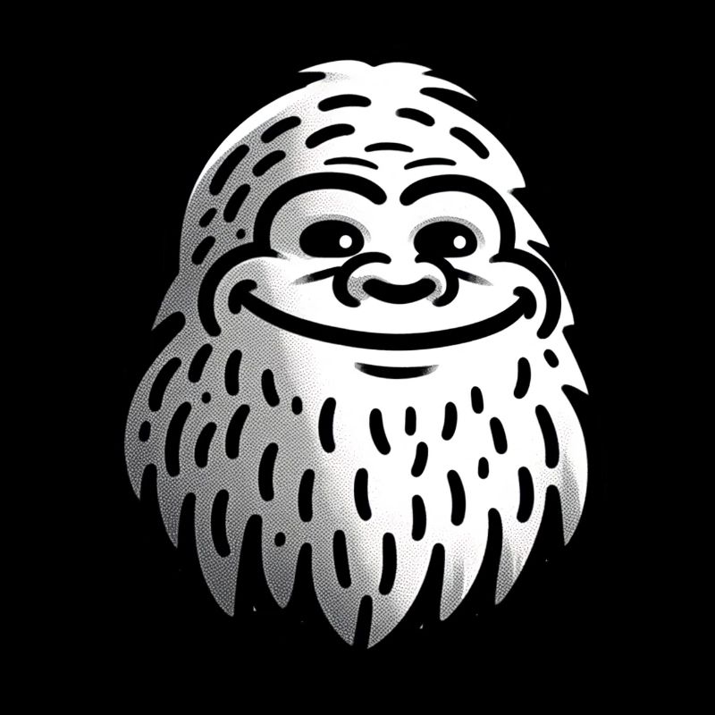 Yéti souriant - Observation d’un Sasquatch