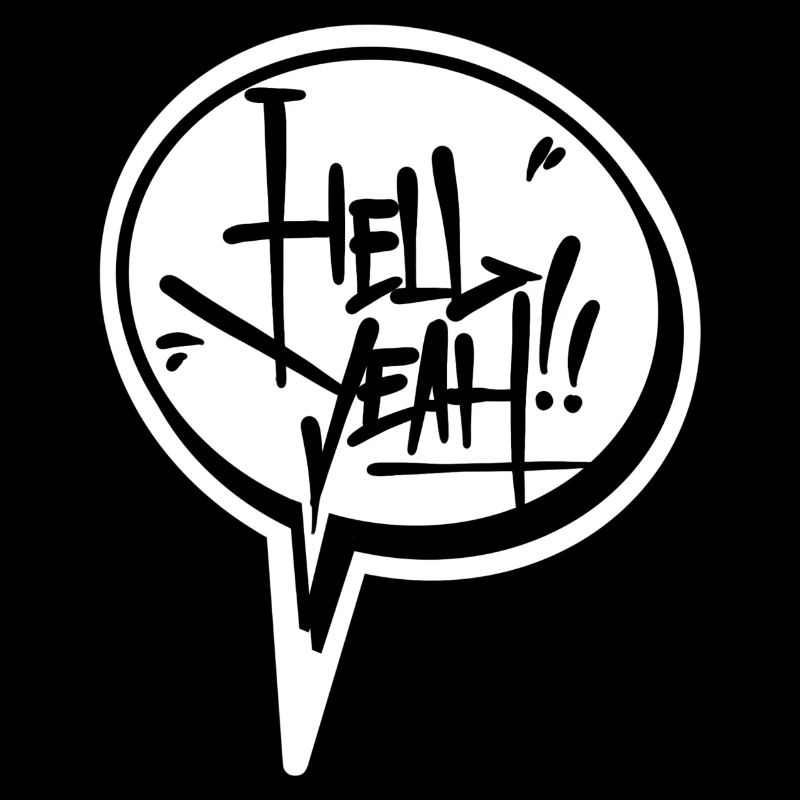 Hell Yeah Sprechblase