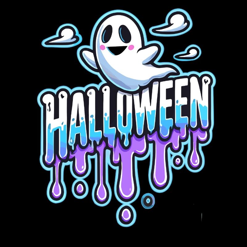 Helloween Geist Spooky Ghost Party Gespennst