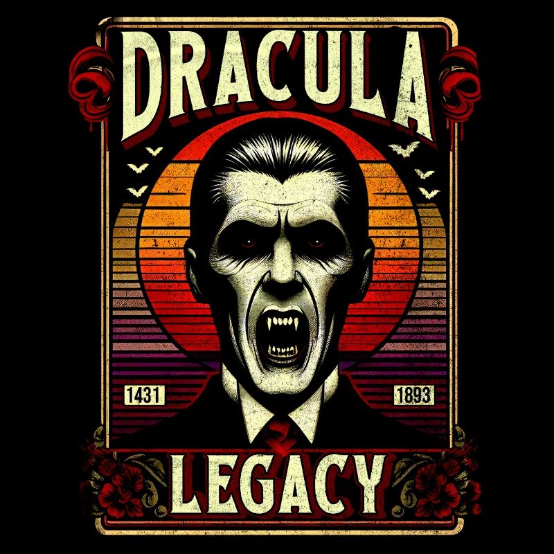 L’héritage de Dracula, Vampire monstre vintage classique
