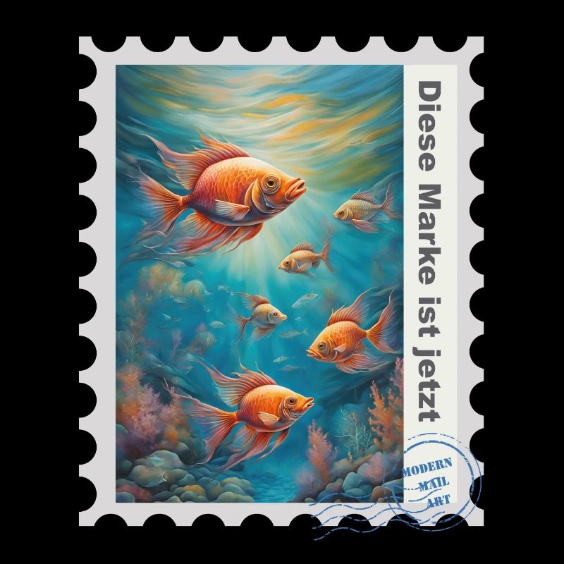 Illustration à l’aérographe « Fish 06 » DE