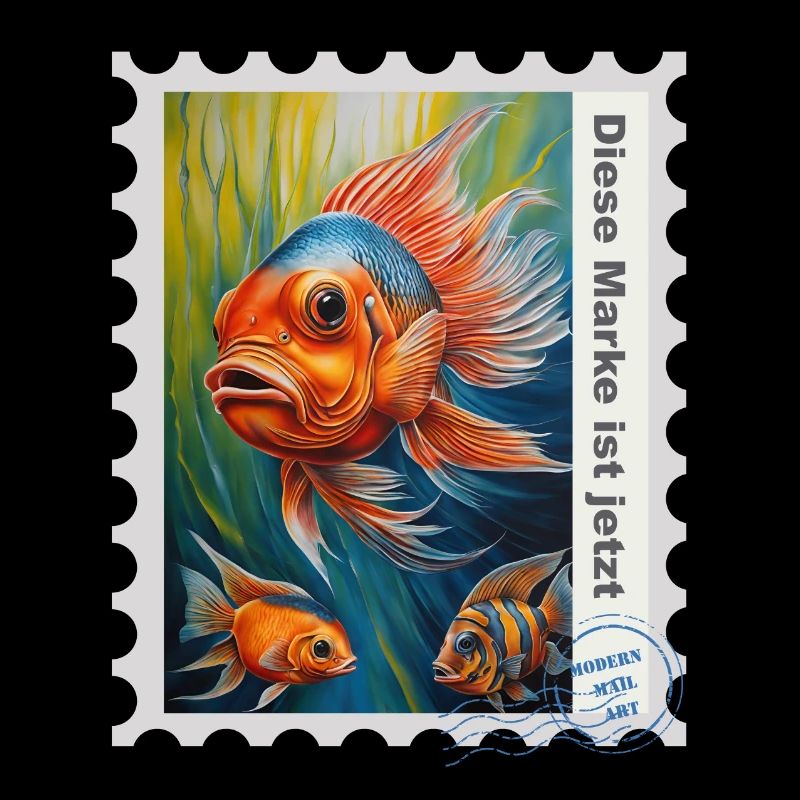 Illustration à l’aérographe « Fish 11 » DE