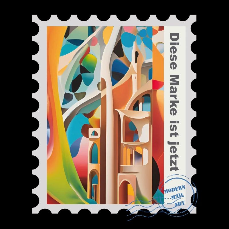 Illustration à l’aérographe « Architecture 01 » DE