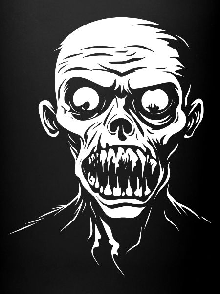 Visage de zombie / Zombiekopf
