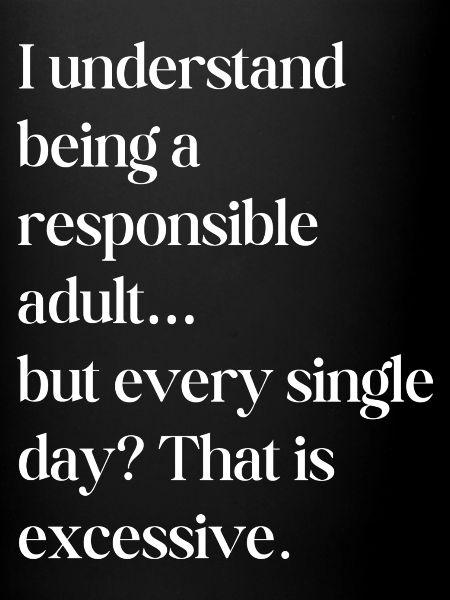 Être un adulte responsable