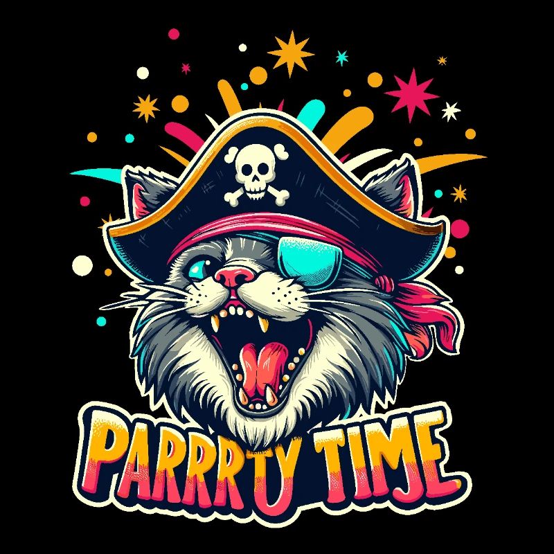 Karneval Katze Pirat Kostüm Party Time Köln Alaaf