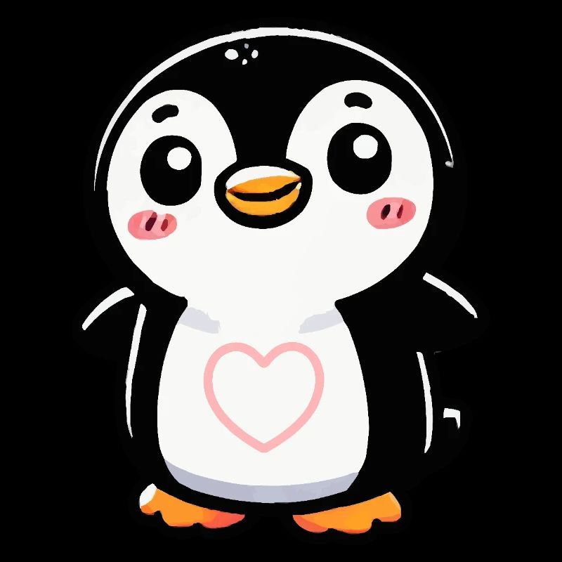 Penguin Comic Heart