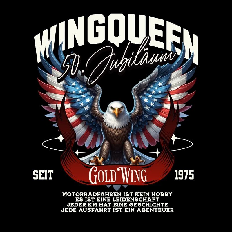 Goldwing Wing Queen 50e anniversaire 1975