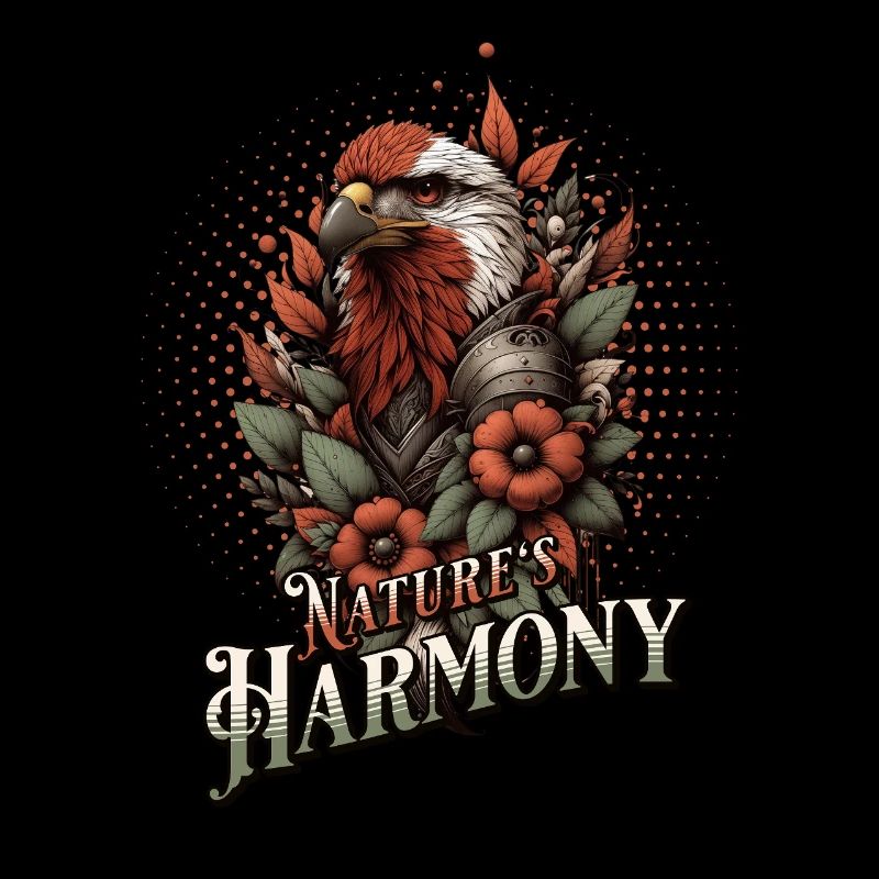 Nature in Harmony - The Blooming Eagle
