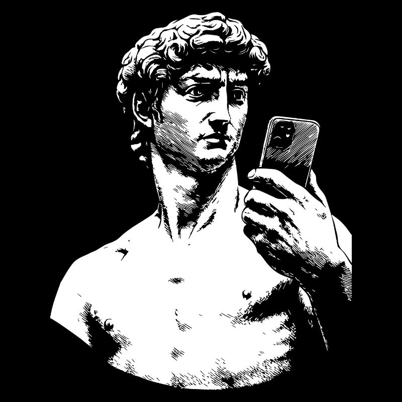 David Michelangelo avec smartphone