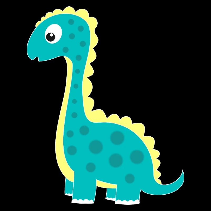 Cuddly dinosaur lucky charm