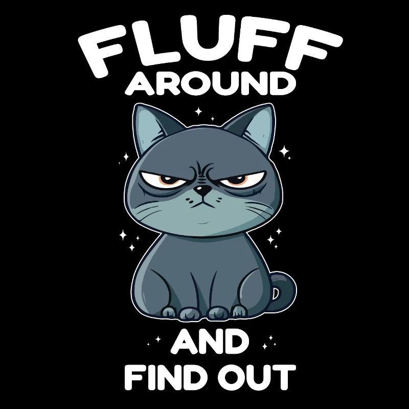 Peluche autour et découvre le chat