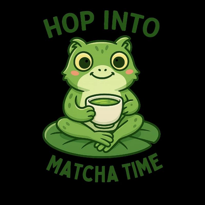 Matcha Frog Tea Time Motif Breakfast