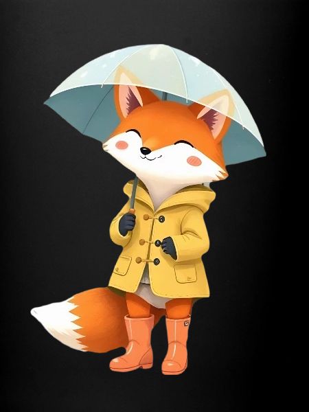 Fox Raincoat Umbrella
