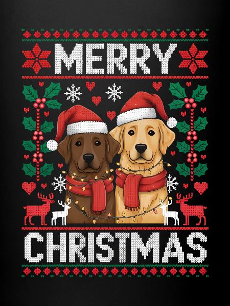 Labrador - Golden Retriever Noël