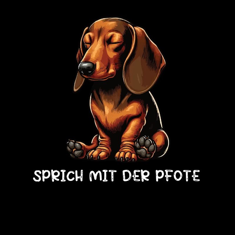 Sprich mit der Pfote Dackel Dackelbesitzer Teckel