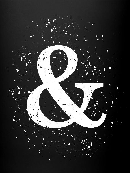 Grunge Ampersand