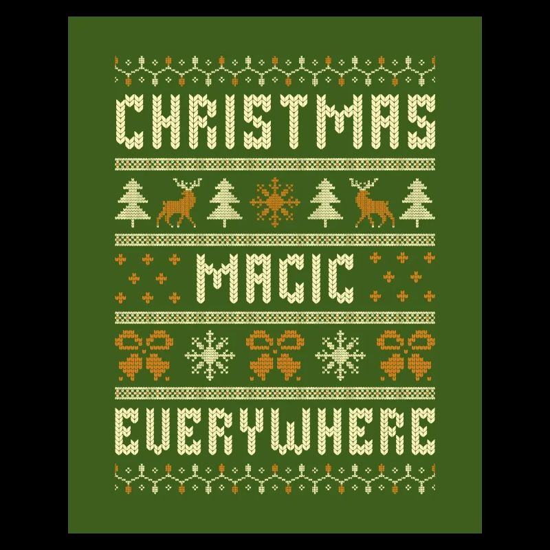 Christmas Knit Magic Everywhere
