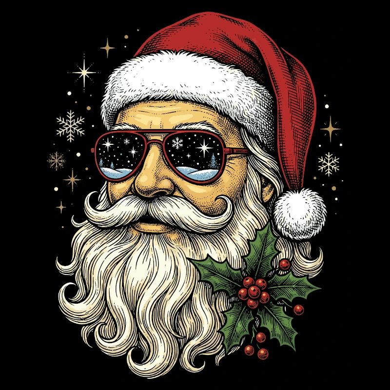 Six Seven Bruh Cool Santa Weihnachtsgeburtstag