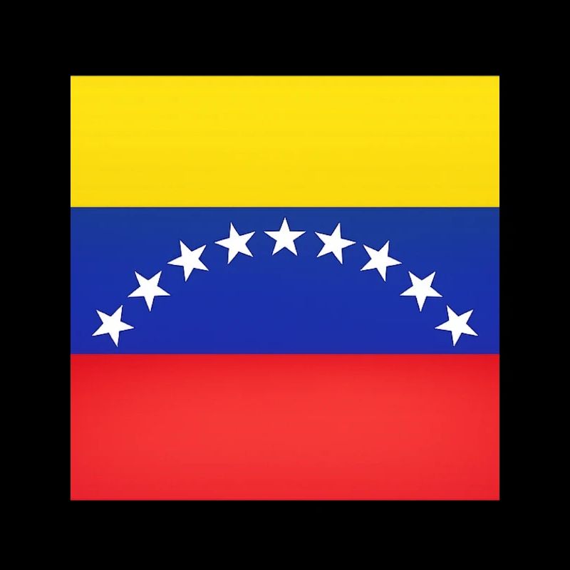 Venezuela-Flaggenbogen-Sterne