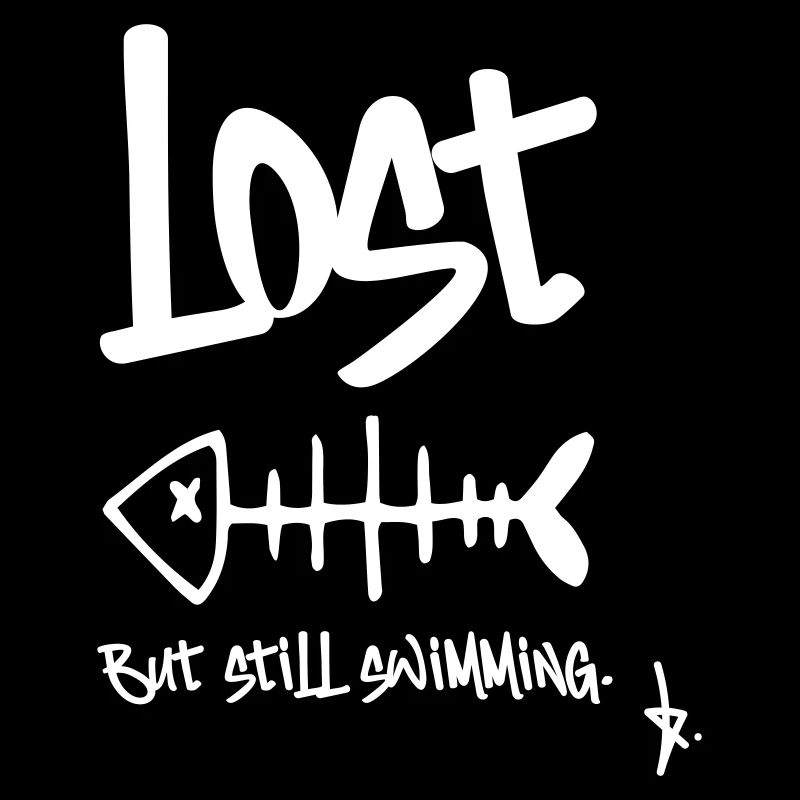 LOST – Mais je nage encore | Conception en arête de poisson