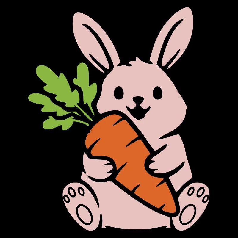 Cute Bunny with Carrot Carrot Comic