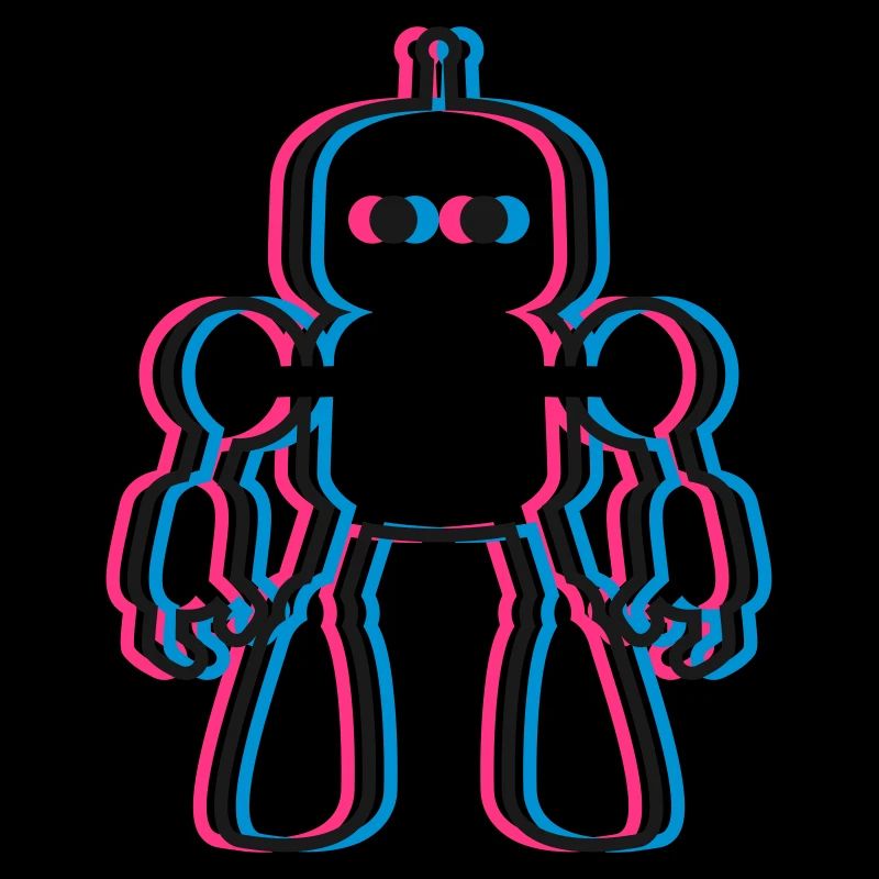 Robot 3D Effect IA Science-Fi