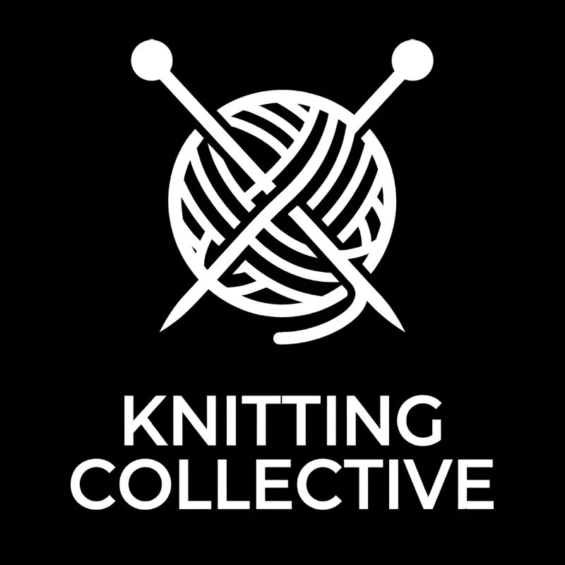 Knitting Collective Ball and Needles White