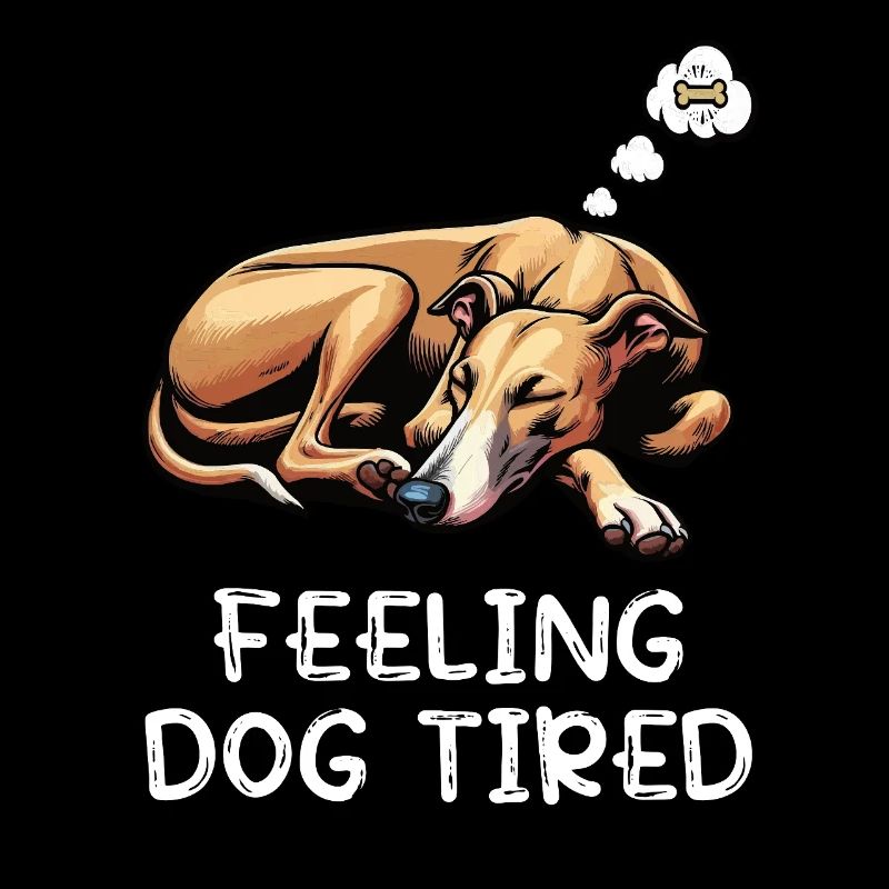 Se sentir fatigué Whippet Whippets Lévriers
