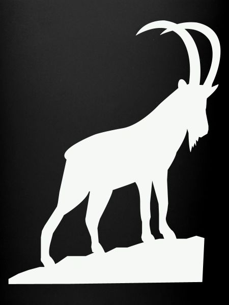 Alpine Bock Silhouette