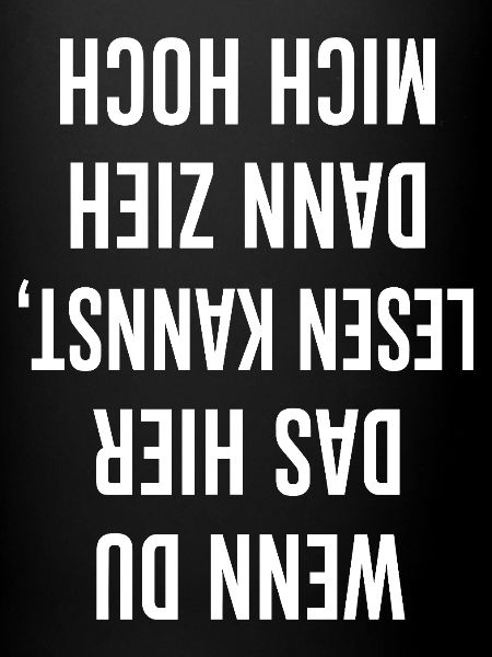White Capital Letter Statement