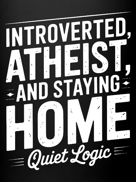 Athée introverti Quiet Logic Tee