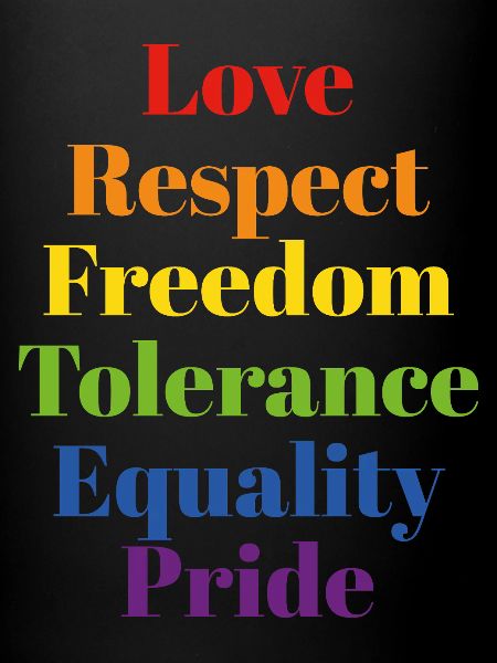 Rainbow Pride Kernwerte