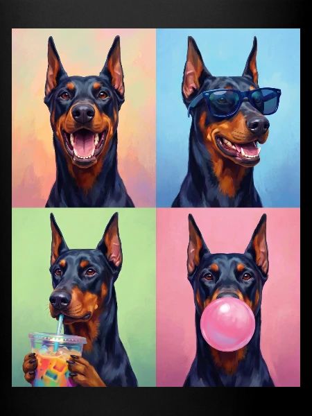 Hunde Dobermann Hund