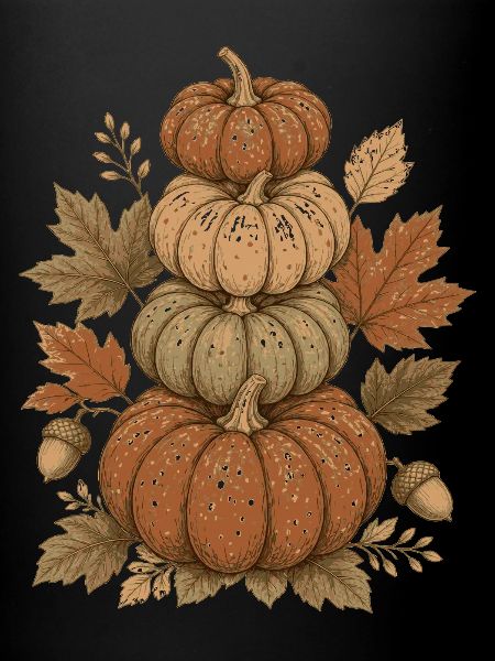 Herbst-Pumpkin-Turm